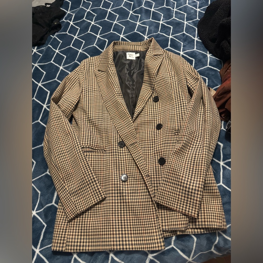 Plaid blazer